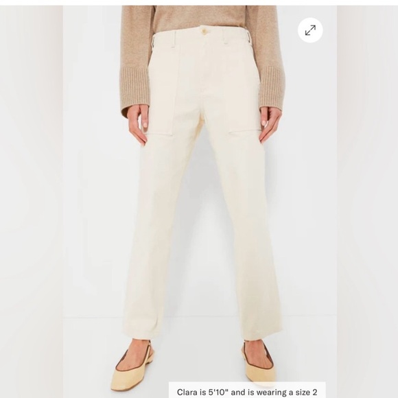 Tuckernuck ALEX MILL Herringbone Neil Pants in Ecru Size 34 - Picture 2 of 12